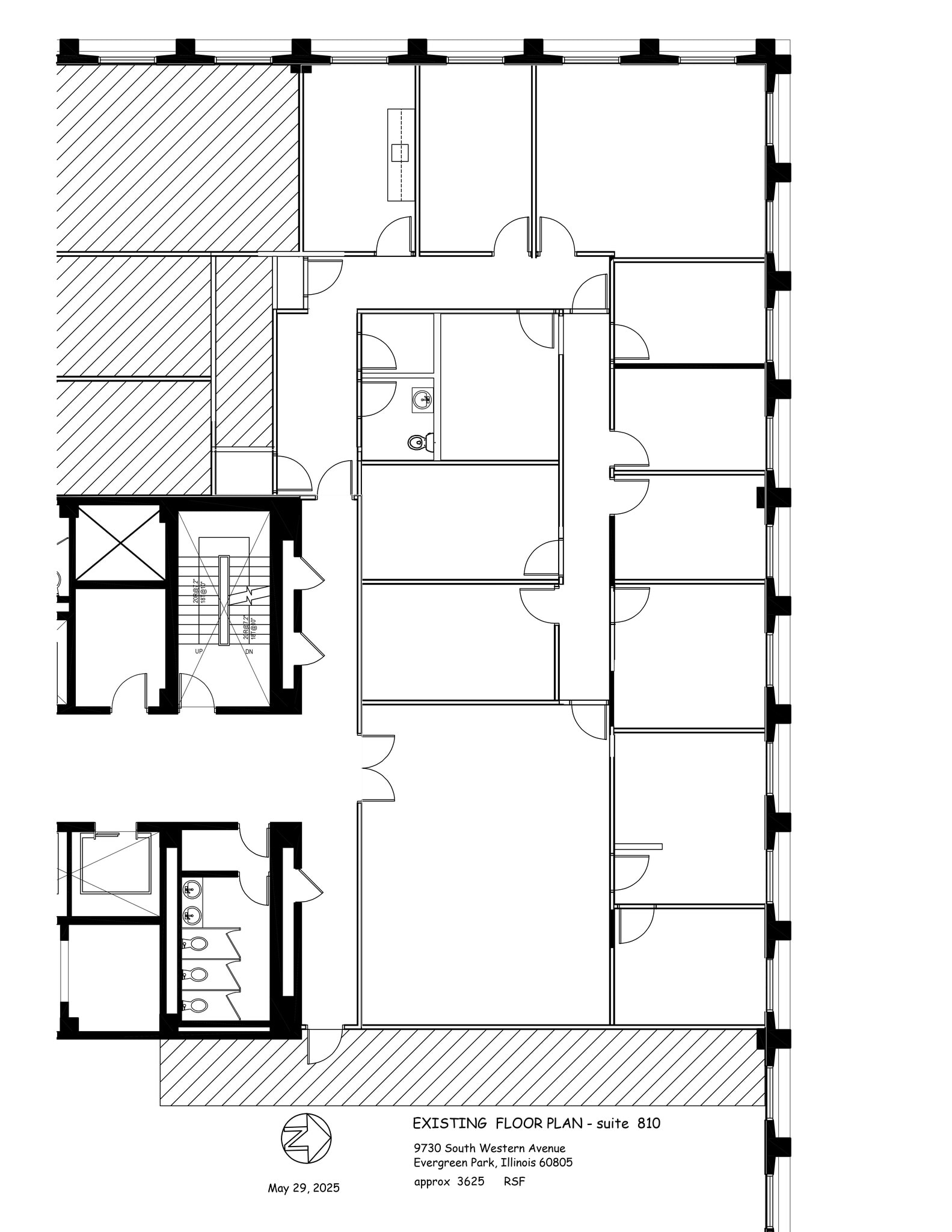 9730 S Western Ave, Evergreen Park, IL à louer Plan de site– Image 1 sur 16