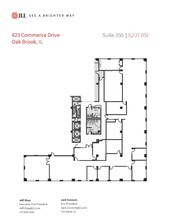 823 Commerce Dr, Oak Brook, IL à louer Plan d’étage– Image 2 sur 2