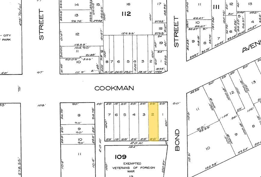 704 Cookman Ave, Asbury Park, NJ à louer - Plan cadastral – Image 2 sur 4