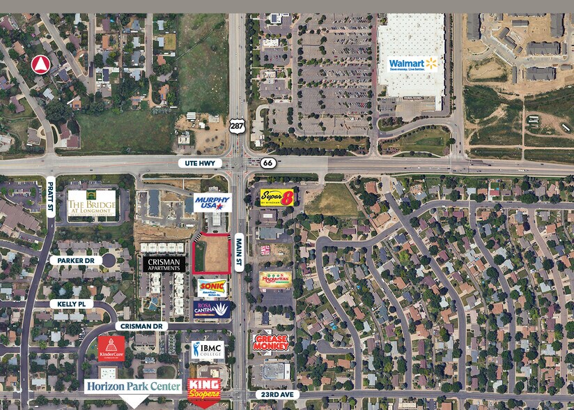 2351 Main St, Longmont, CO à vendre - Aérien – Image 2 sur 2
