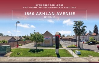 Plus de détails pour 1860 Ashlan Ave, Clovis, CA - Local commercial à louer