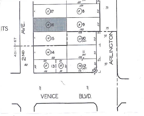 1542 2nd Ave, Los Angeles, CA à vendre - Plan cadastral – Image 2 sur 22