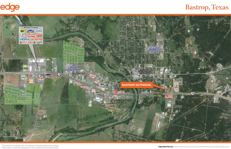 1670 Hwy 71 E, Bastrop, TX à vendre - Aérien – Image 2 sur 13