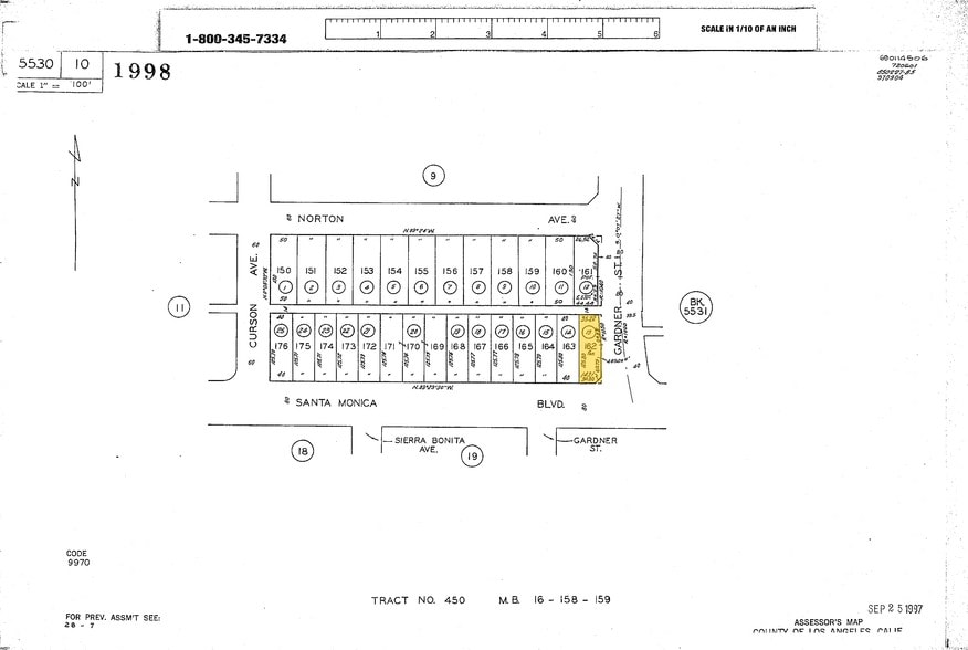 7501 Santa Monica Blvd, West Hollywood, CA à vendre - Plan cadastral – Image 3 sur 3