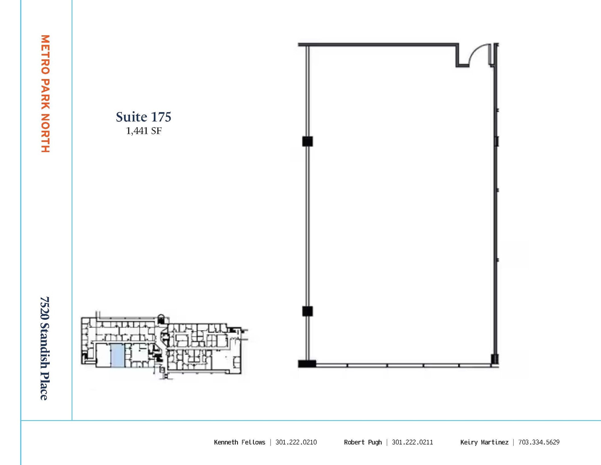 7520 Standish Pl, Rockville, MD à louer Plan d’étage– Image 1 sur 1