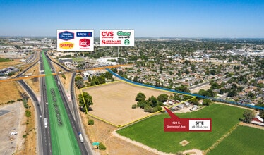432 E Glenwood Ave, Turlock, CA - VUE AÉRIENNE  vue de carte