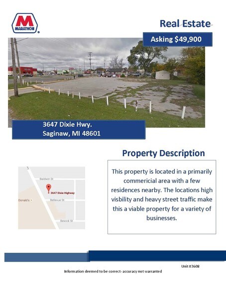 3623 Dixie Hwy, Saginaw, MI à vendre - Photo de l’immeuble – Image 3 sur 3