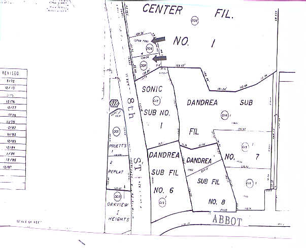 555-557 S 8th St, Colorado Spgs, Colorado Springs, CO à louer - Plan cadastral – Image 2 sur 5