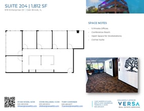 619 Enterprise Dr, Oak Brook, IL à louer Plan d’étage– Image 1 sur 2