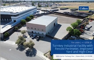 Plus de détails pour 969 Carrier Parkway Ave, Bakersfield, CA - Industriel/Logistique à louer