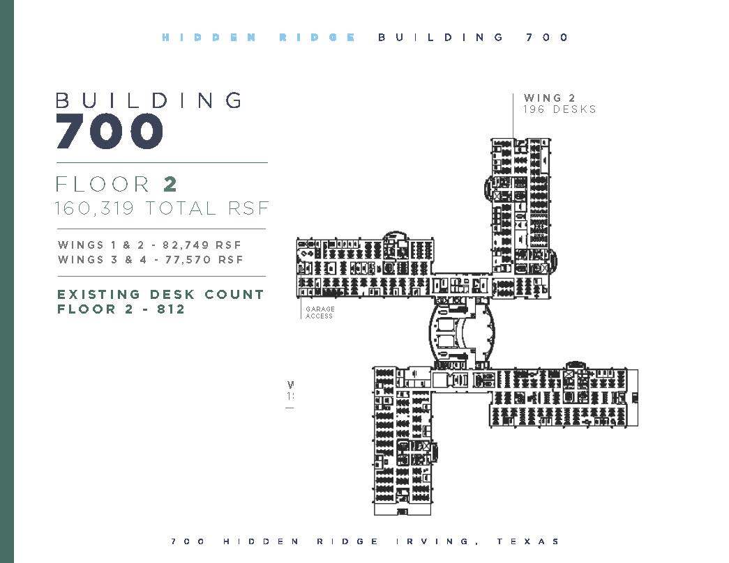 700 Hidden Rdg, Irving, TX à louer Plan d’étage– Image 1 sur 1