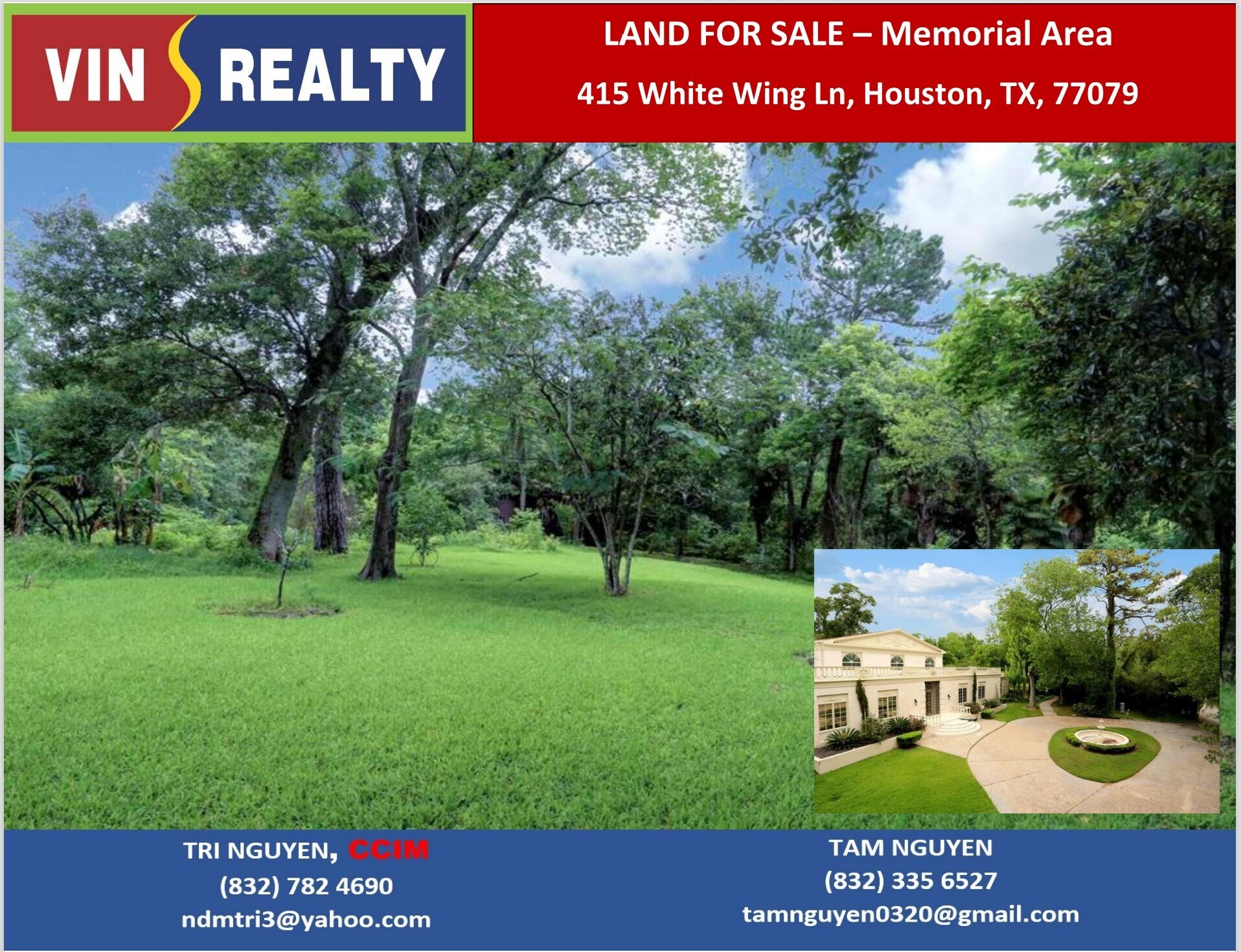 415 White Wing Ln, Houston, TX à vendre Photo de l’immeuble– Image 1 sur 11