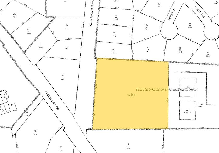 1600 Kennesaw Due West Rd, Kennesaw, GA à louer - Plan cadastral – Image 3 sur 6
