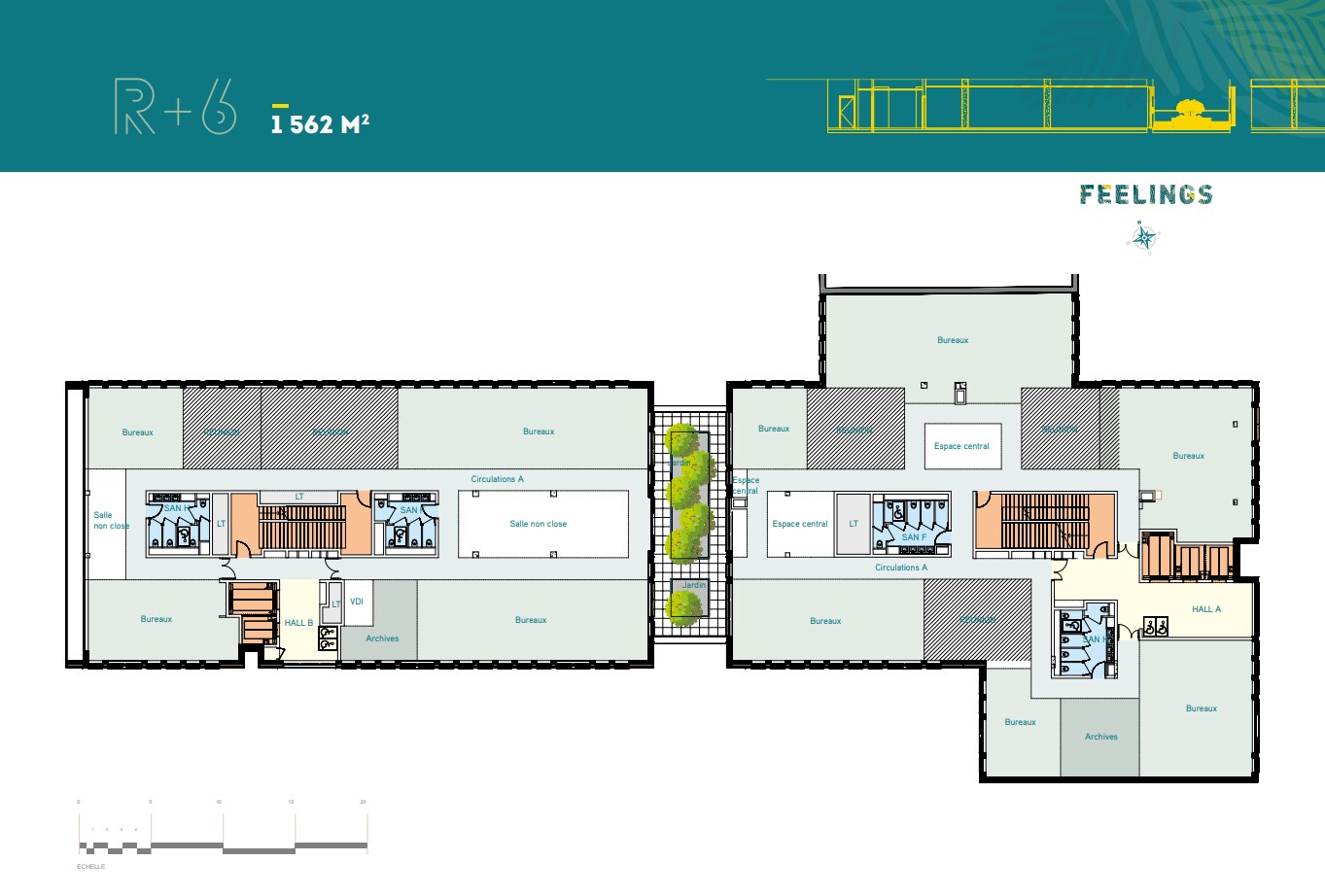 Bureau dans Bagneux à louer Plan d’étage– Image 1 sur 1