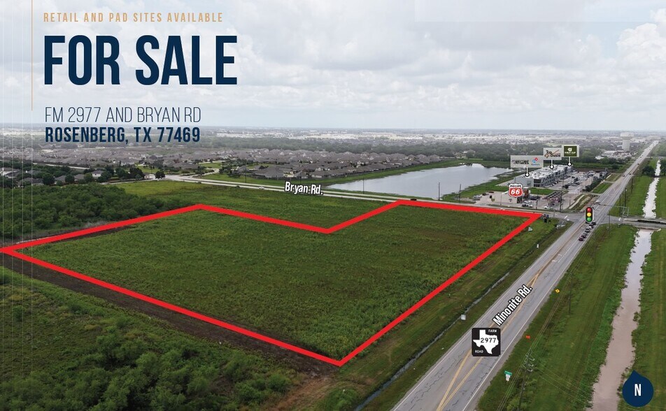 FM 2977 & Bryan Rd, Rosenberg, TX à vendre - Photo de l’immeuble – Image 1 sur 5