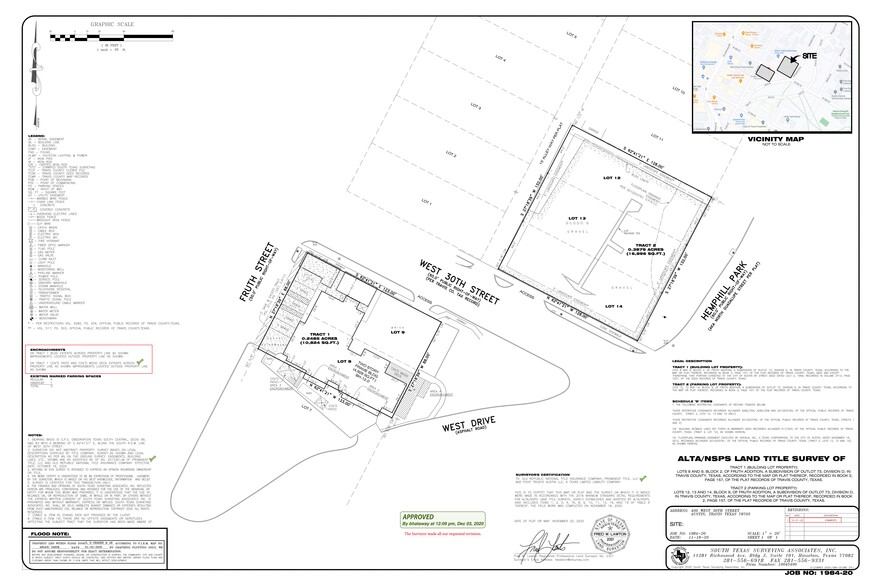 409 W 30th St, Austin, TX à louer - Plan de site – Image 3 sur 3