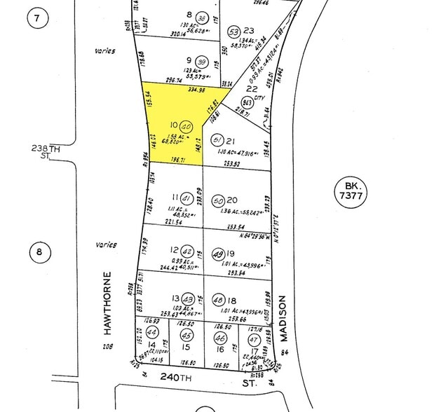 23780-23790 Hawthorne Blvd, Torrance, CA à louer - Plan cadastral – Image 2 sur 2