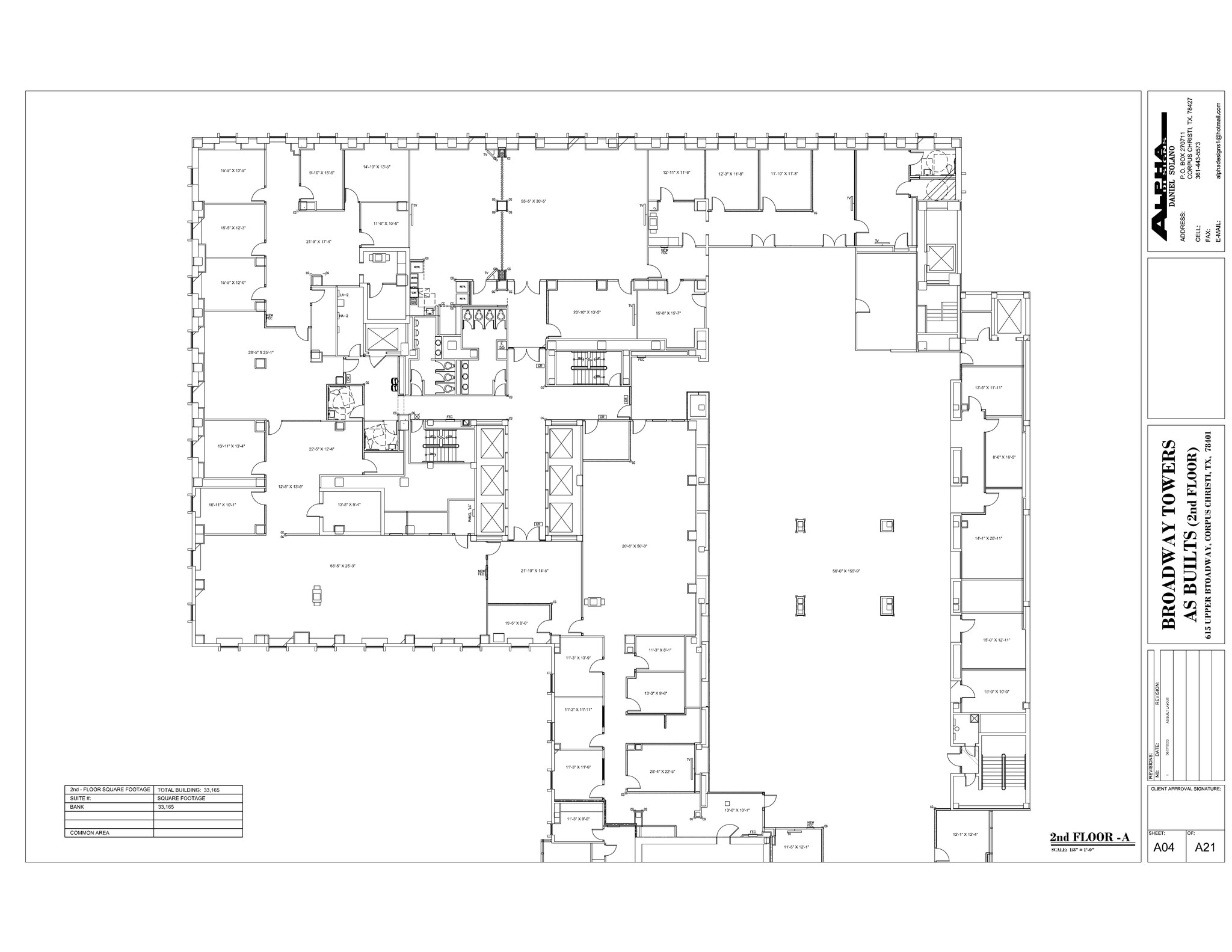 615 N Upper Broadway St, Corpus Christi, TX à louer Plan de site– Image 1 sur 1