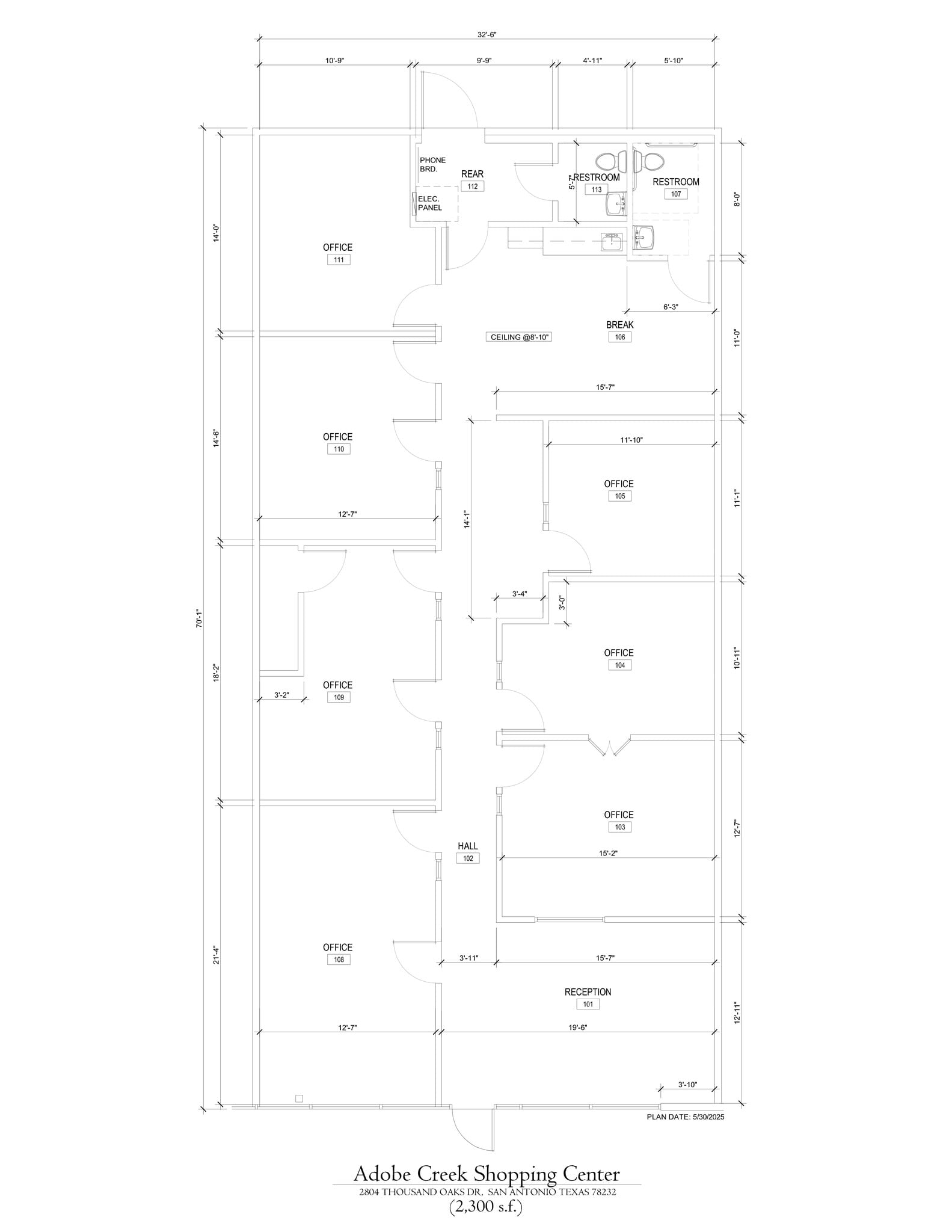 2800-2864 Thousand Oaks Dr, San Antonio, TX à louer Plan de site– Image 1 sur 3