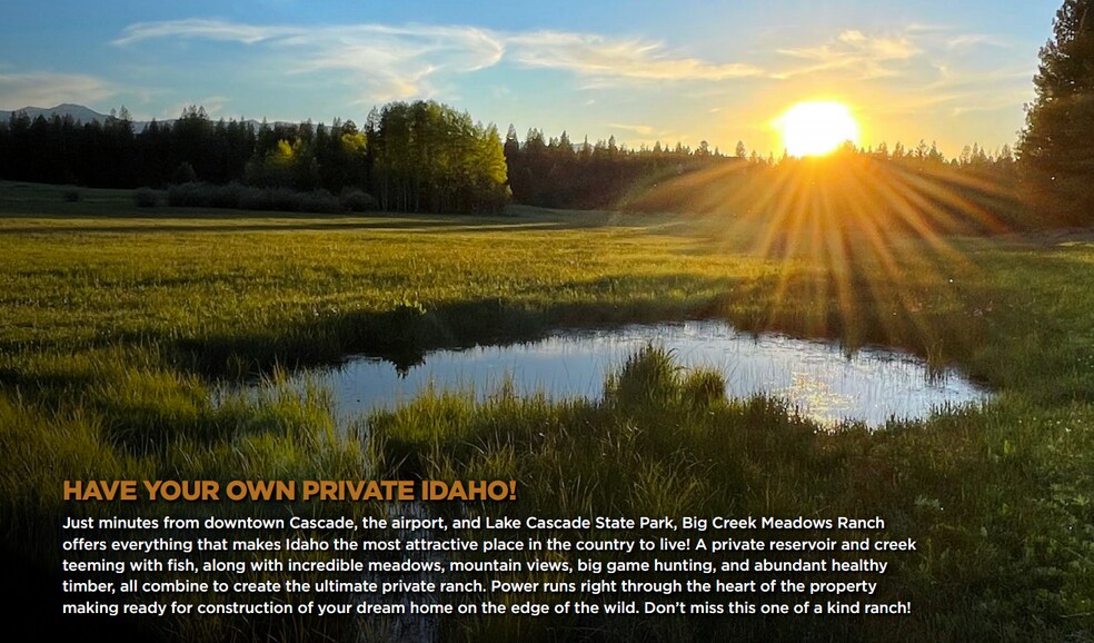 Kirk Way, Cascade, ID à vendre - Photo principale – Image 2 sur 8