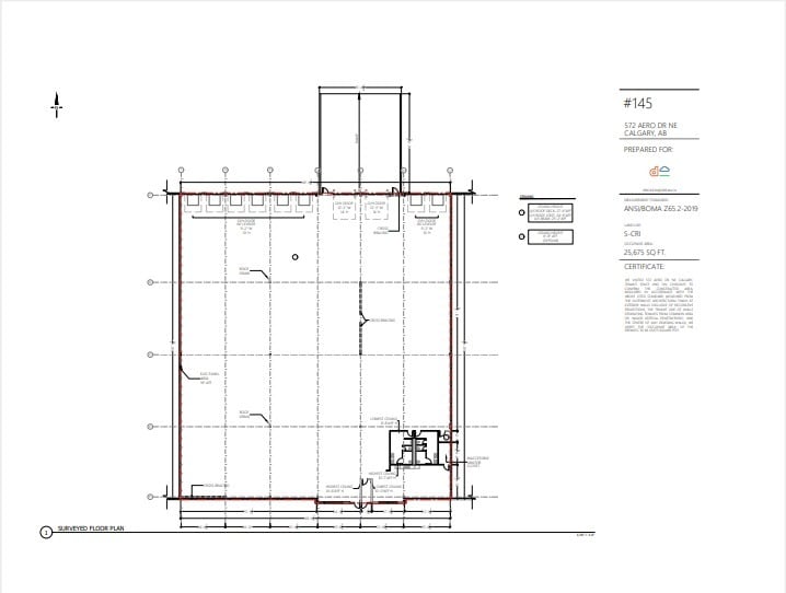 572 Aero Dr NE, Calgary, AB à louer Plan d’étage– Image 1 sur 1