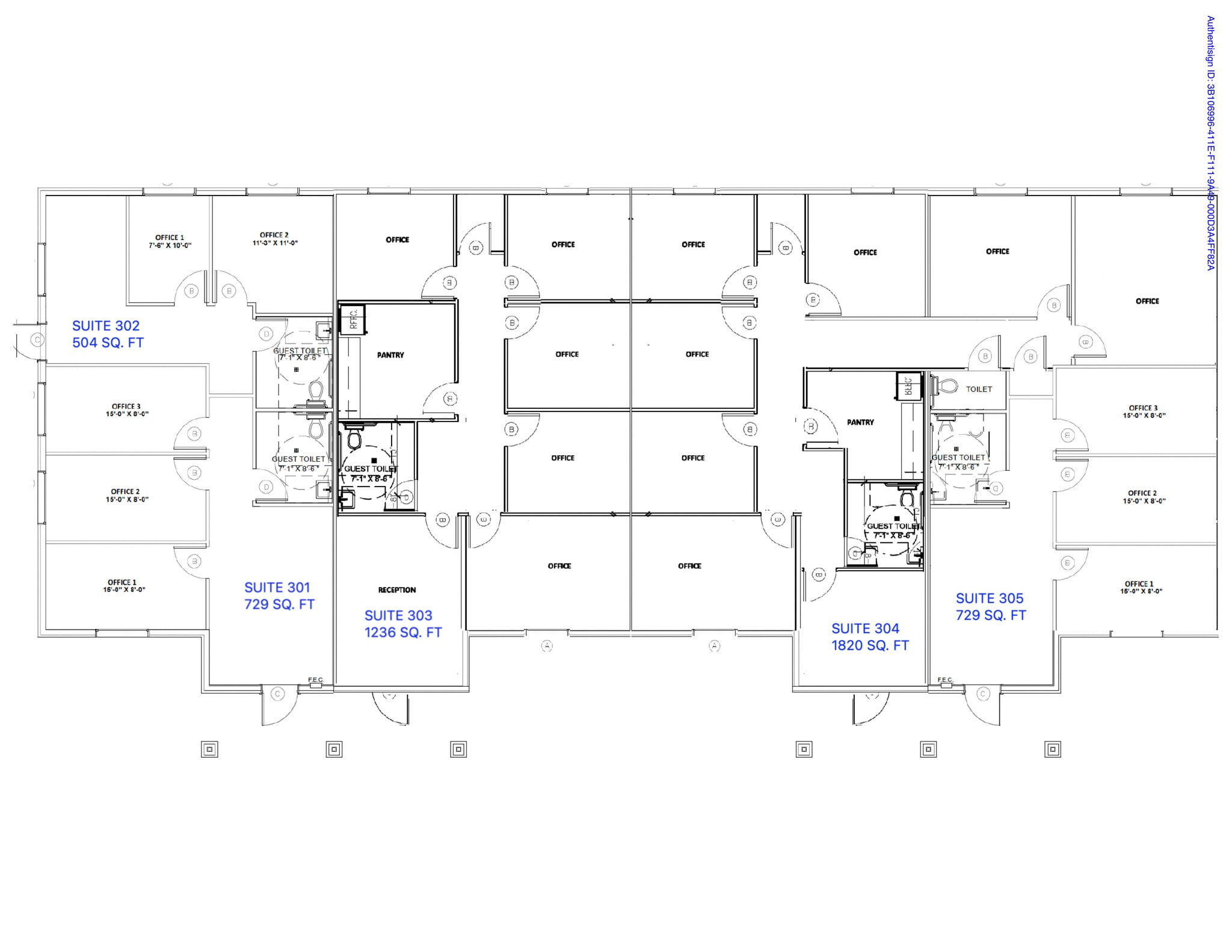 8525 N Sam Houston Pkwy E, Humble, TX à louer Plan d’étage– Image 1 sur 1