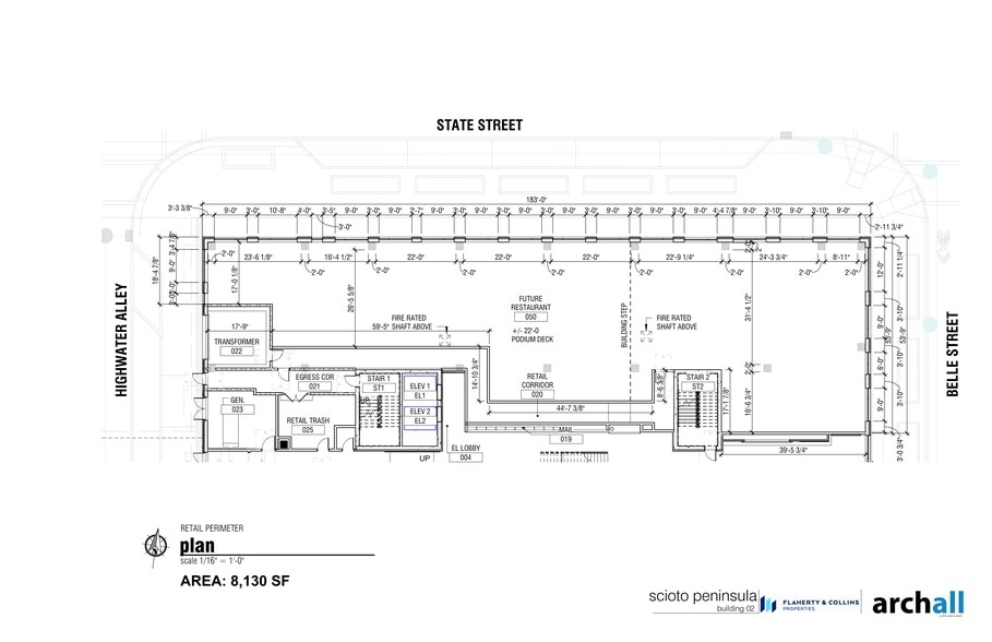 111 Belle St, Columbus, OH à louer - Plan de site – Image 2 sur 16
