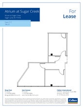 101 Southwestern Blvd, Sugar Land, TX à louer Plan d’étage– Image 1 sur 1