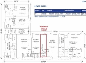 3301 Sunrise Blvd, Rancho Cordova, CA à louer Plan d’étage– Image 1 sur 1