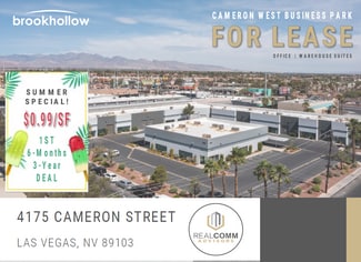 Plus de détails pour 4175 Cameron St, Las Vegas, NV - Industriel/Logistique à louer