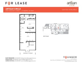 2973 W 7th St, Fort Worth, TX à louer Plan d’étage– Image 1 sur 1
