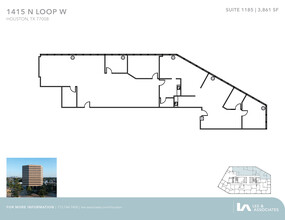 1415 North Loop W, Houston, TX à louer Plan d’étage– Image 1 sur 2