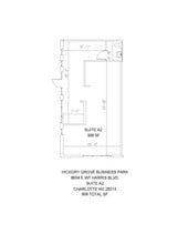 6604 E WT Harris Blvd, Charlotte, NC à louer Plan d’étage– Image 1 sur 1