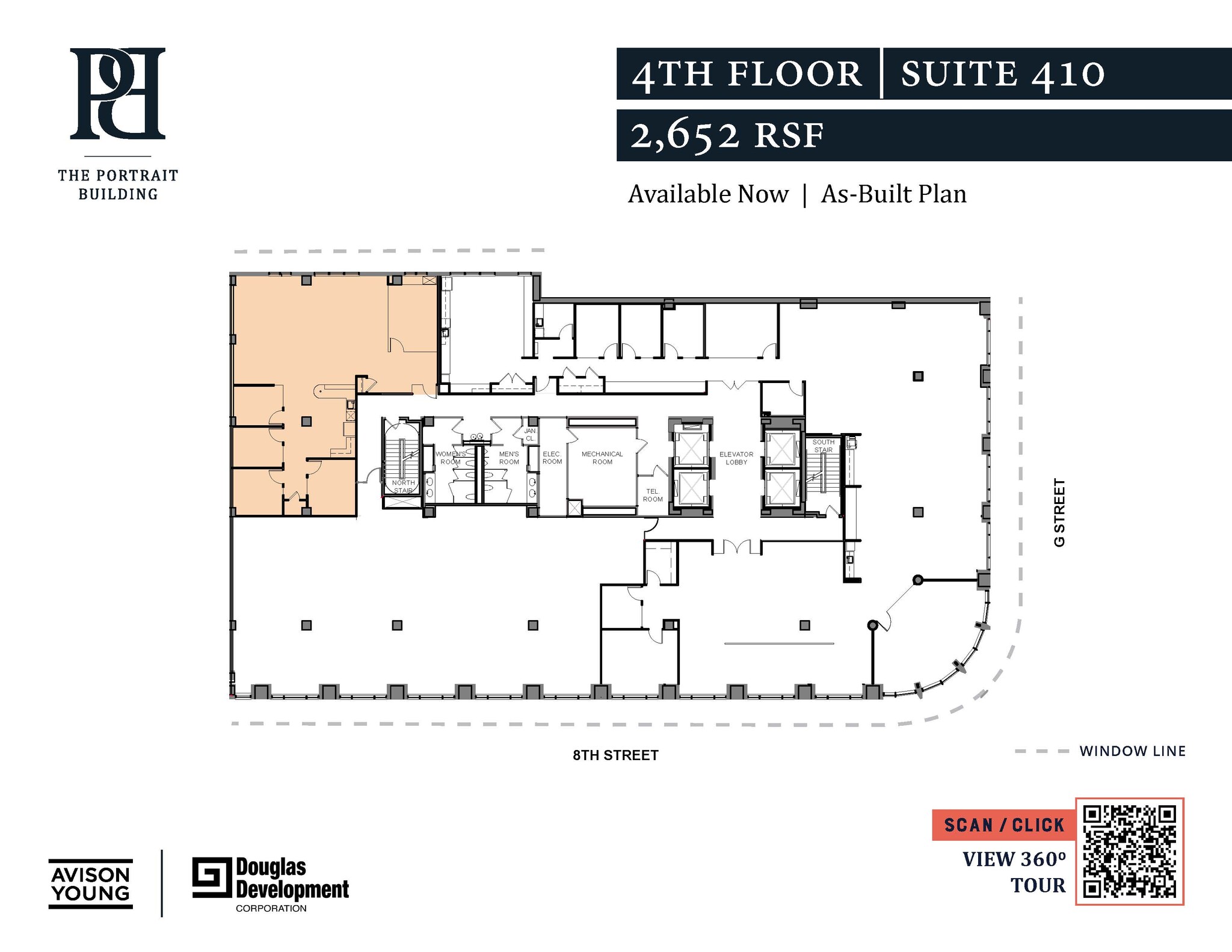 701 8th St NW, Washington, DC à louer Plan d’étage– Image 1 sur 2