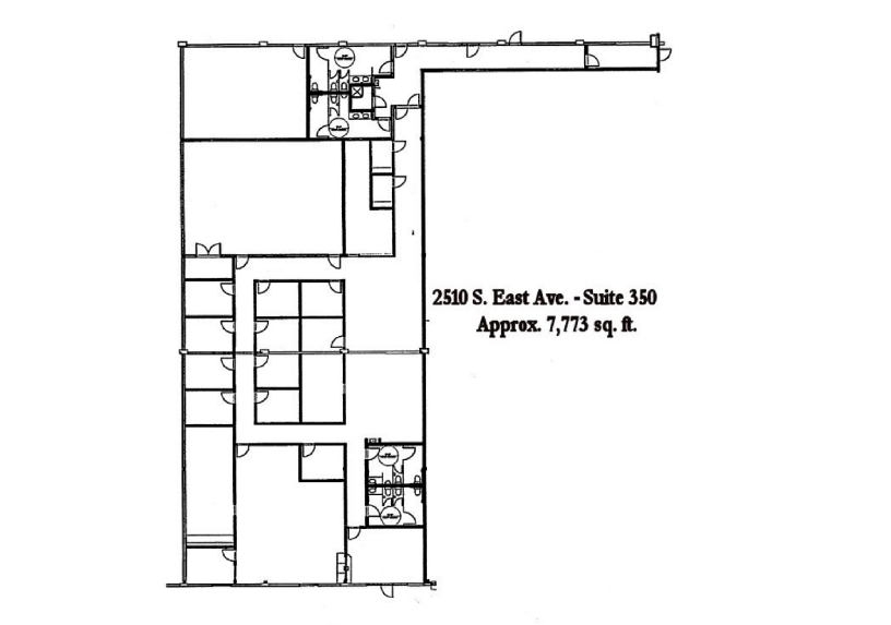 2510-2550 S East Ave, Fresno, CA à louer Plan d’étage– Image 1 sur 1