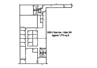 2510-2550 S East Ave, Fresno, CA à louer Plan d’étage– Image 1 sur 1
