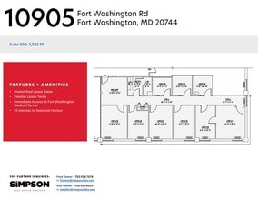 10905 Fort Washington Rd, Fort Washington, MD à louer Plan d’étage– Image 1 sur 1