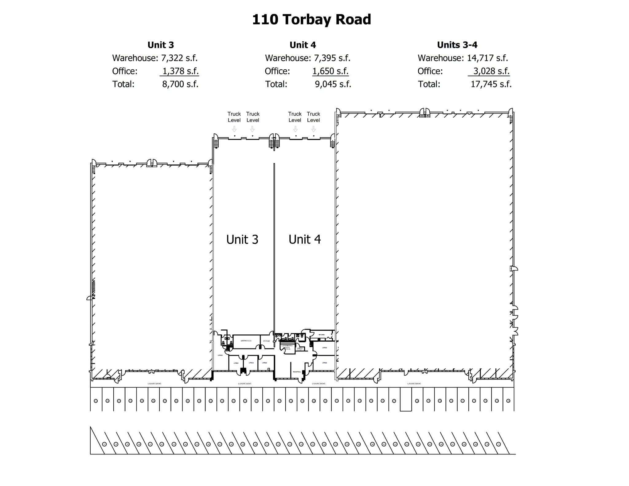 110 Torbay Rd, Markham, ON à louer Plan de site– Image 1 sur 1