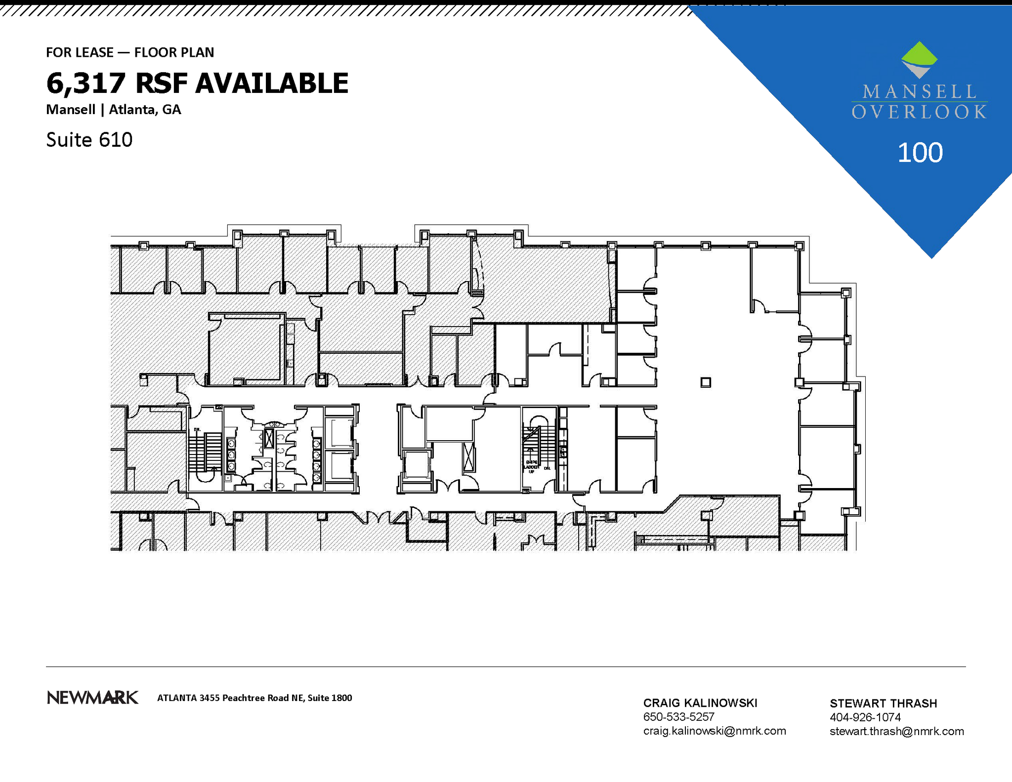 200 Mansell Ct E, Roswell, GA à louer Plan d’étage– Image 1 sur 1