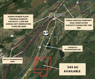 Plus de détails pour 2038 N Reynolds Lake Rd, Kiowa, OK - Terrain à vendre