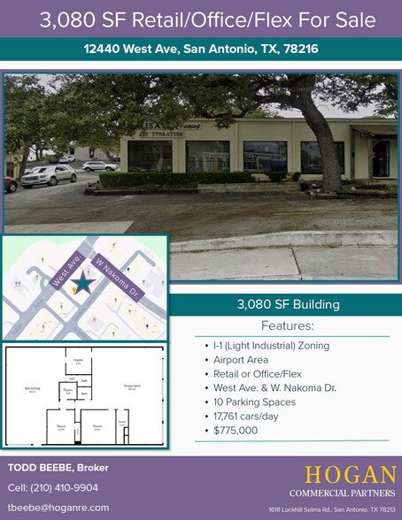 12440 West Ave, San Antonio, TX à vendre - Photo de l’immeuble – Image 1 sur 3
