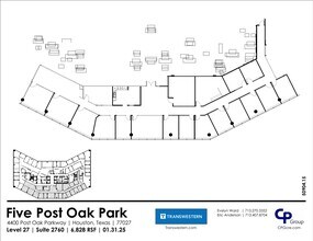 4400 Post Oak Pky, Houston, TX à louer Plan d’étage– Image 1 sur 1