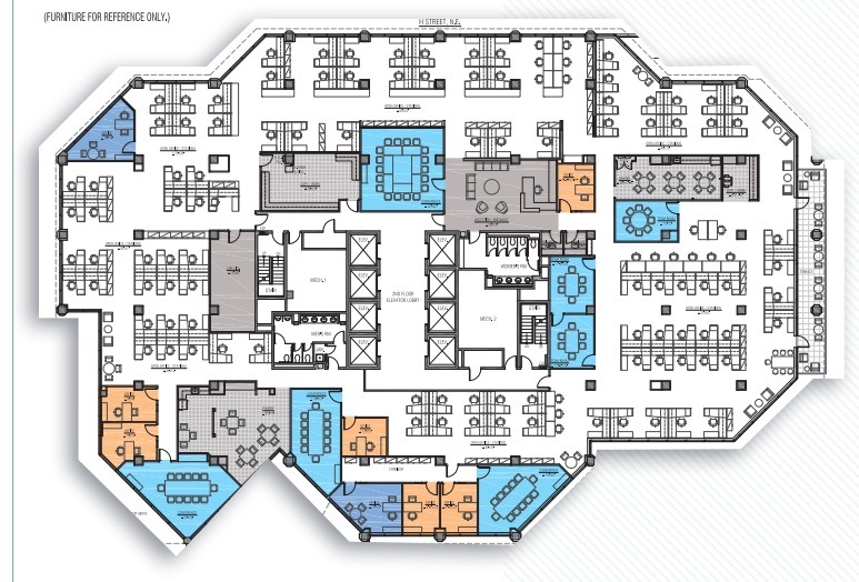 820 1st St NE, Washington, DC à louer Plan d’étage– Image 1 sur 1