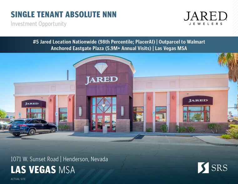 1071 W Sunset Rd, Henderson, NV à vendre - Photo de l’immeuble – Image 1 sur 10