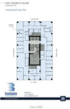 2001 Market St, Philadelphia, PA à louer Plan d’étage– Image 1 sur 1