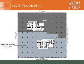 131 M St NE, Washington, DC à louer Plan d’étage– Image 1 sur 1