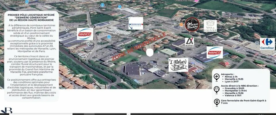 Local d'activités dans Pont-Saint-Esprit à vendre Photo de l’immeuble– Image 1 sur 4