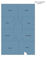 34675 Yucaipa Blvd, Yucaipa, CA à louer Plan d’étage– Image 1 sur 1