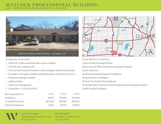 Plus de détails pour 2623 Matlock Rd, Arlington, TX - Bureau/Médical à louer