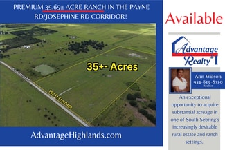 Plus de détails pour 8008 Josephine rd, Sebring, FL - Terrain à vendre
